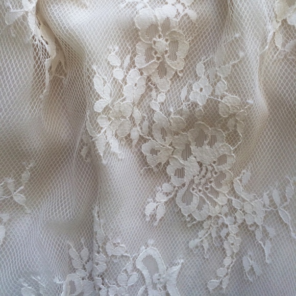 NWT Off Teri Jon Rickie Freeman Lace Top - Picture 3 of 3