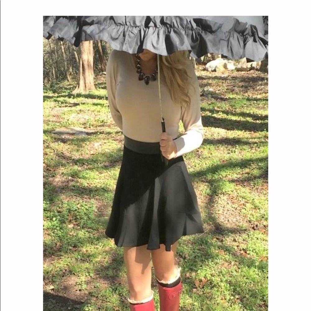 Fit and flare skirt