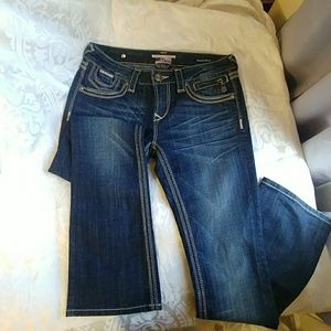 Sale! Bootcut jeans with contrast stitching