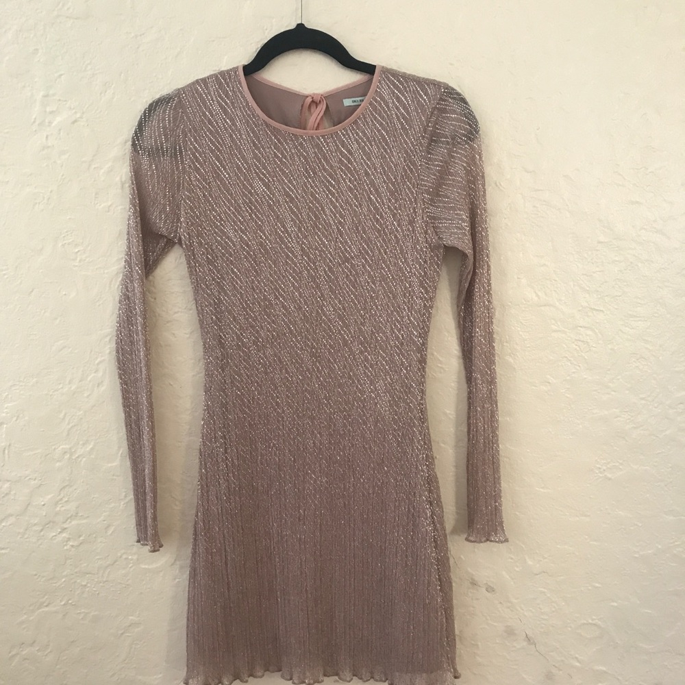 Sparkly Long Sleeve Dress