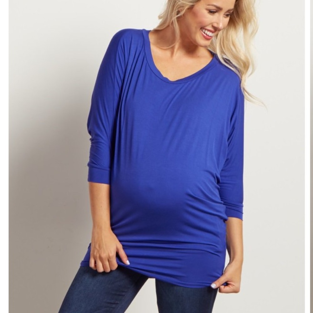 PinkBlush Basic Maternity Top - Picture 3 of 8