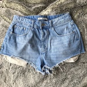 Never-worn Zara denim shorts