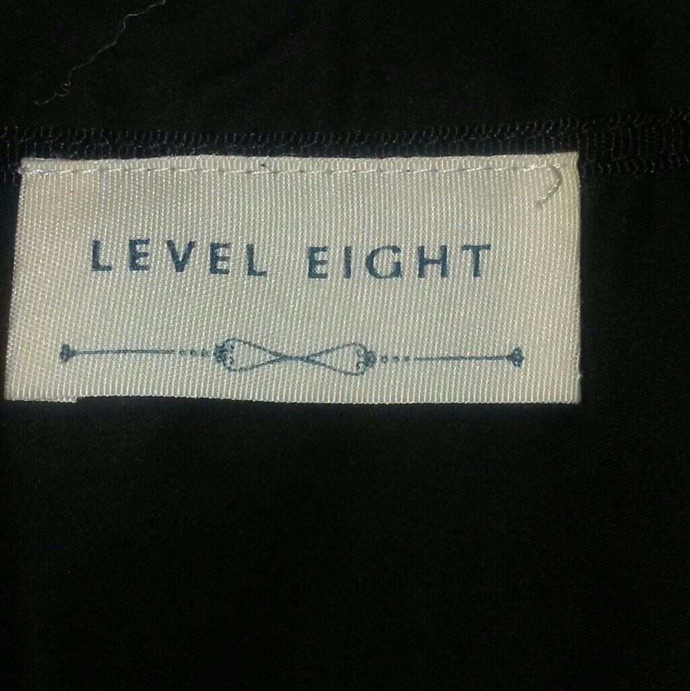 Level Eight black button down blouse.