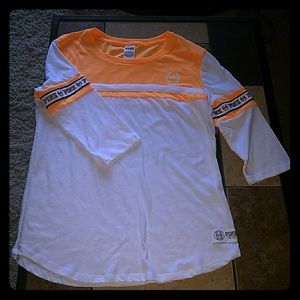 Pink 3/4 sleeve shirt