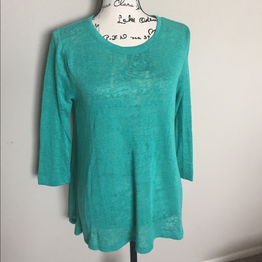Hi-low sweater