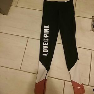Pink Victoria's Secret yoga pants