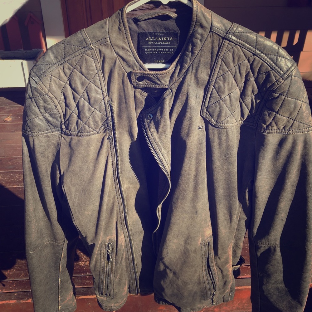 All Saints biker jacket