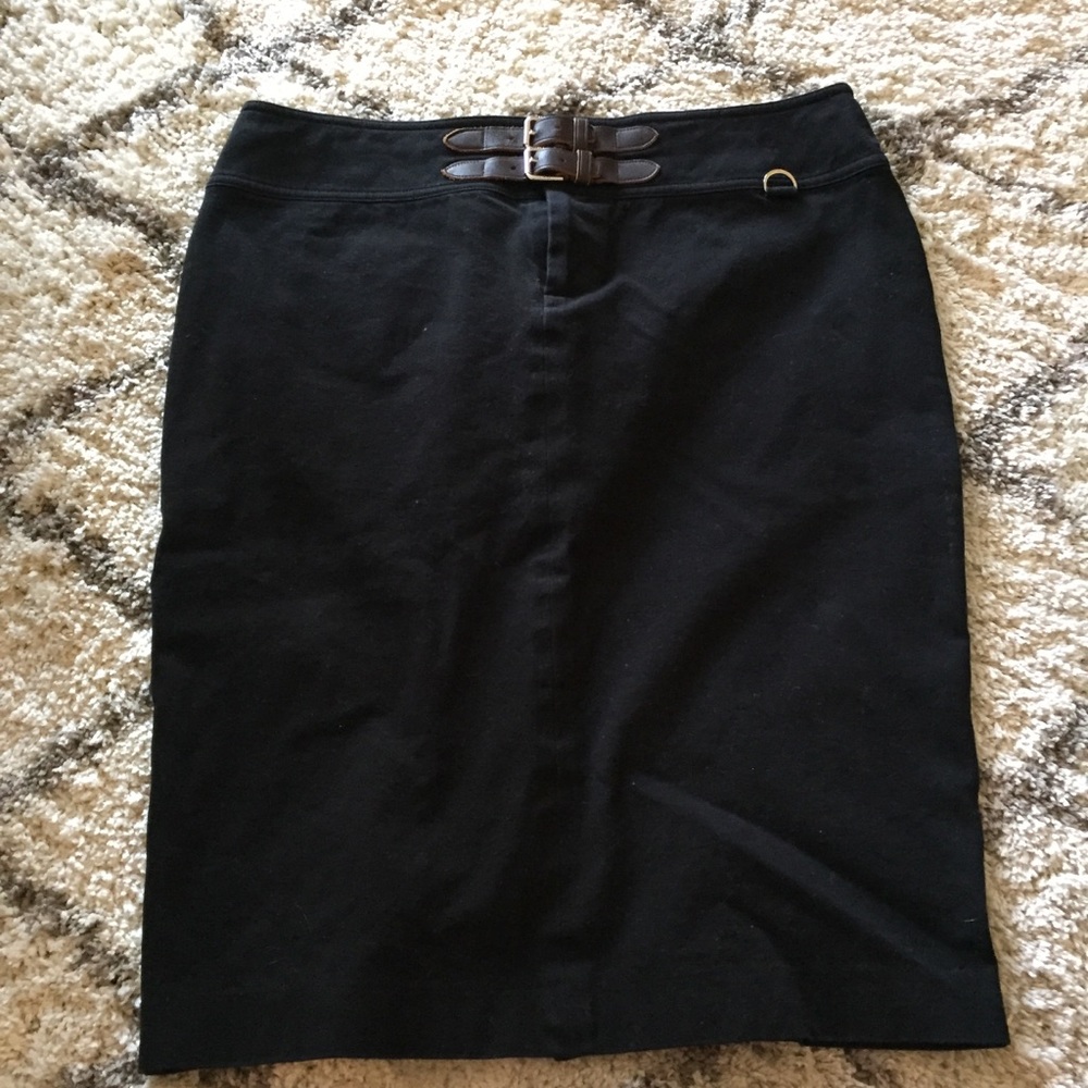 Black pencil skirt