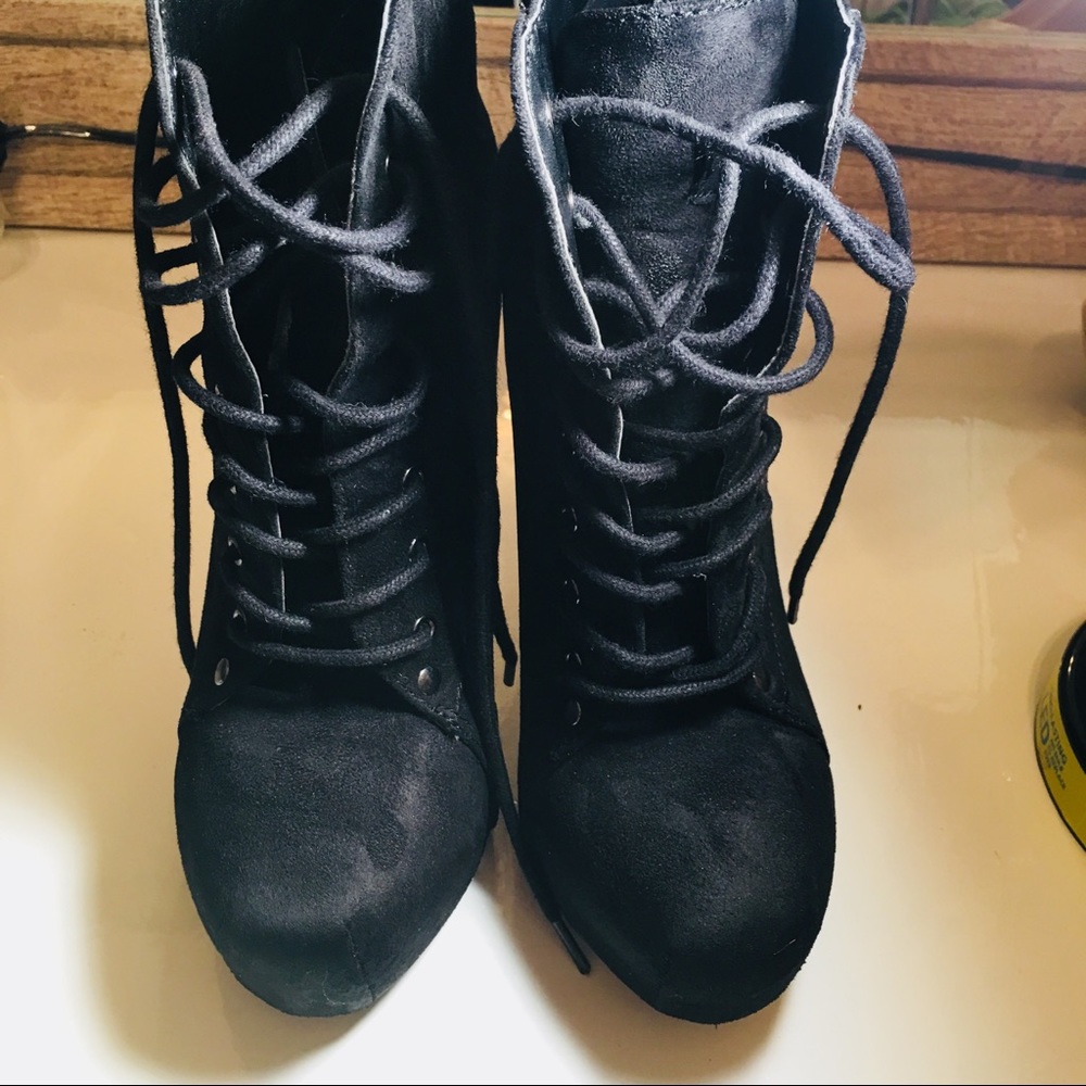 Black booties