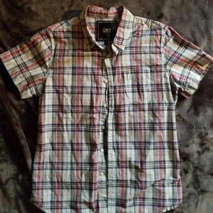 Obey Plaid Button Down