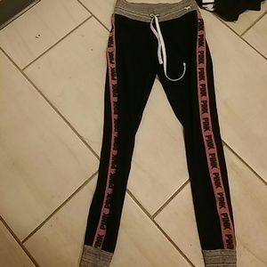 Pink Victoria Secret yoga pants