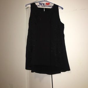 Intricately design, tank top blouse