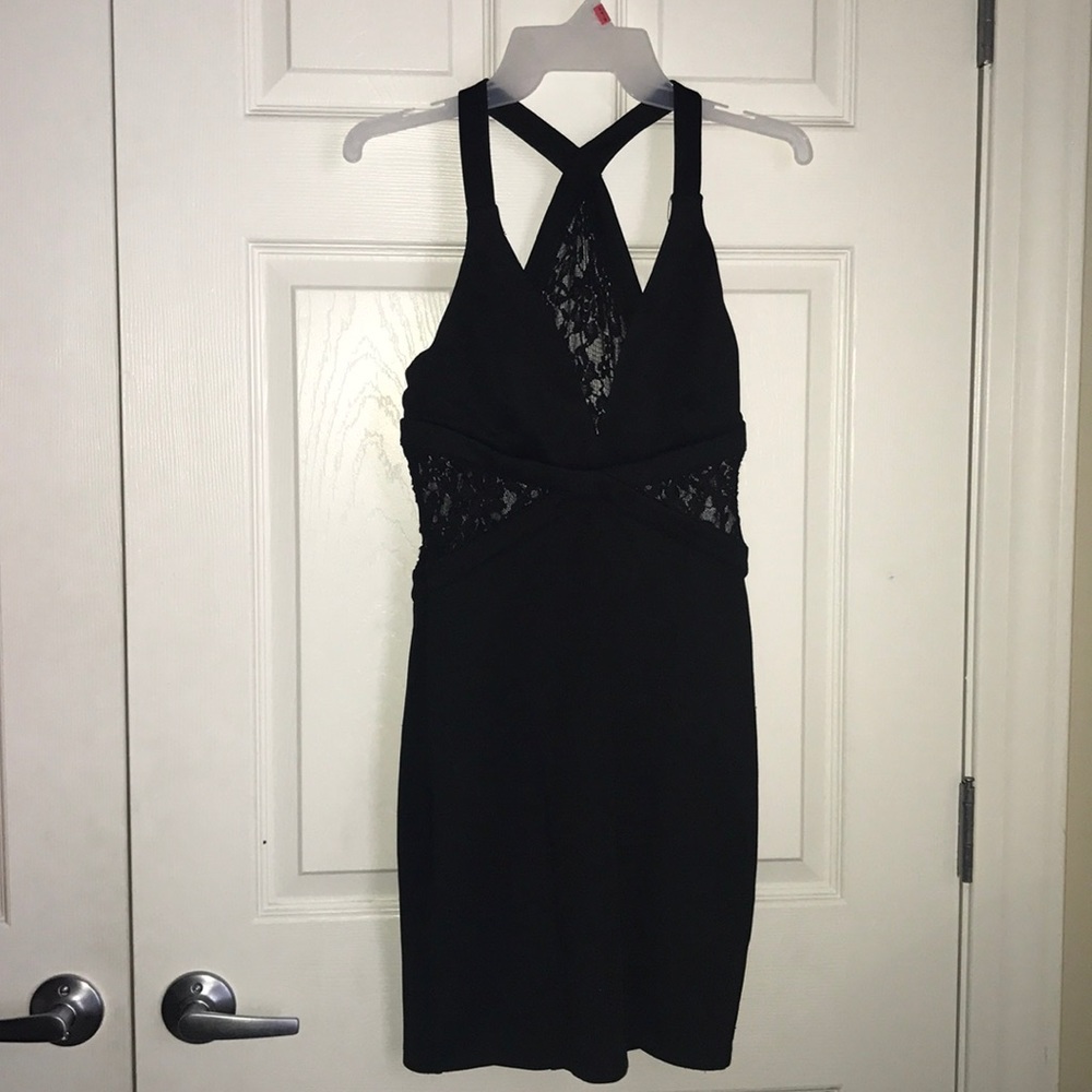 Black lace party dress 👗