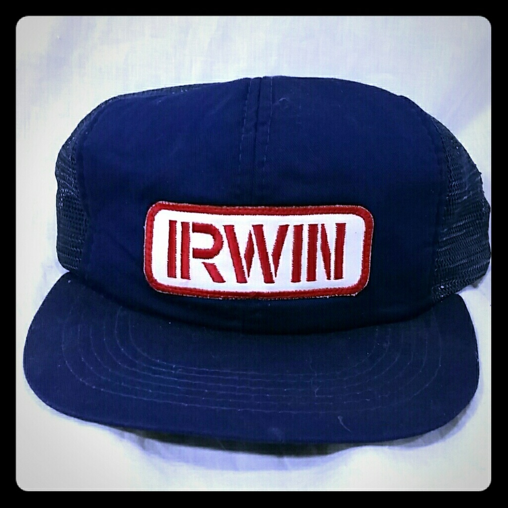 Irwin Concrete Trucker Hat Rockabilly Snapback Cap