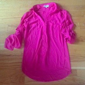 SOLD Express Slim Fit Portifino pink top xs
