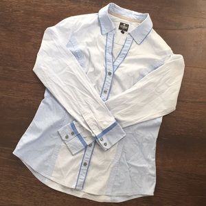 Light Blue Pin Stripe Button-down