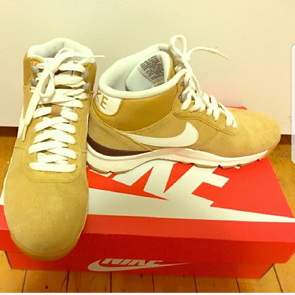 Yellow Nike High Tops