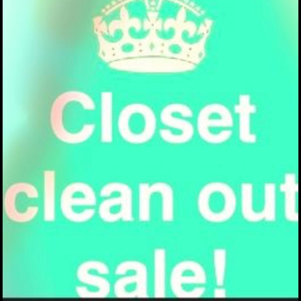 Cleaning closets - make an offer