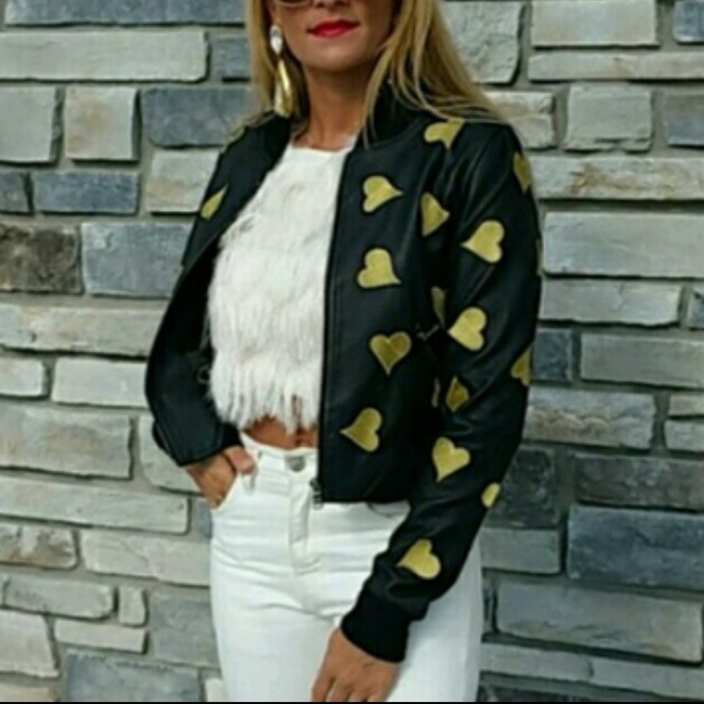 ❤LAST 1❤"QUEEN OF HEARTS" EMBROIDER JACKET - Picture 4 of 4