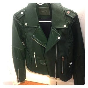 Faux leather jacket