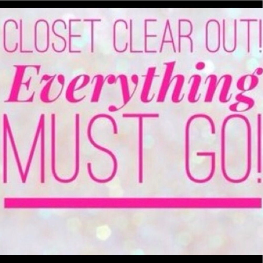 Make offer - cleaning closets out