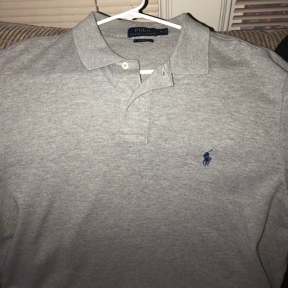 Grey Ralph Lauren polo short sleeve