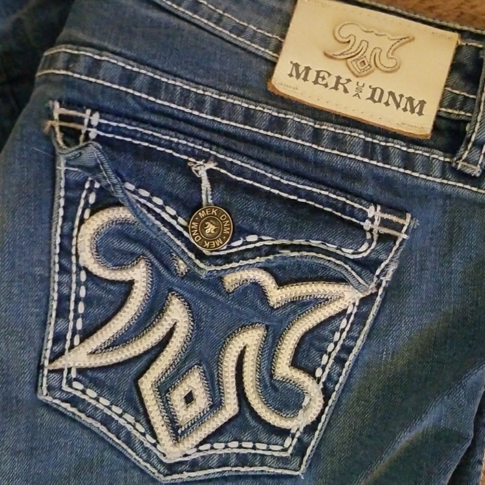 MEK DMN womens bootcut jeans