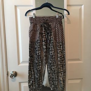 Pattern harem pants from urban outfitters