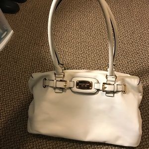 Authentic Eggshell Michael Kors Large Pocketbook