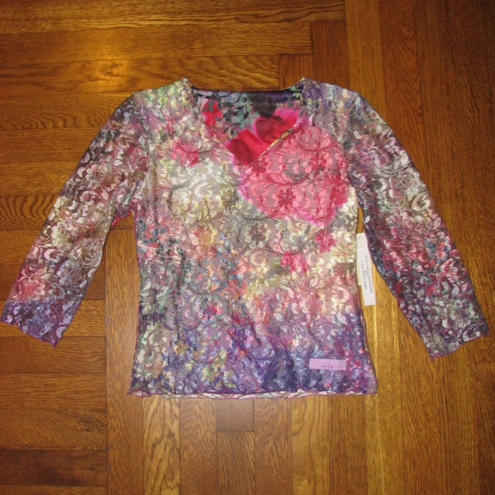 Floral Lace Reversible Top