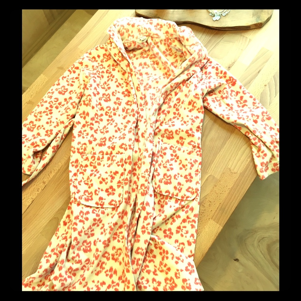 Girls fleece bathrobe
