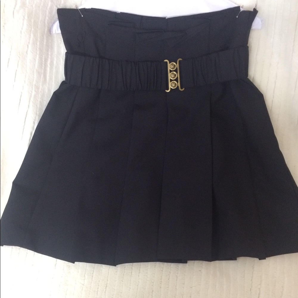 3.1 Philip Lim black wool skirt
