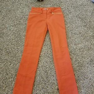 Tahari dress pants size 2 orange brick color