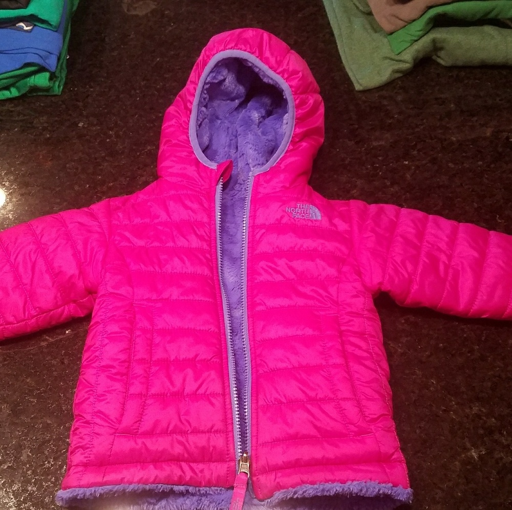 2T Reversible North Face Girls Jacket