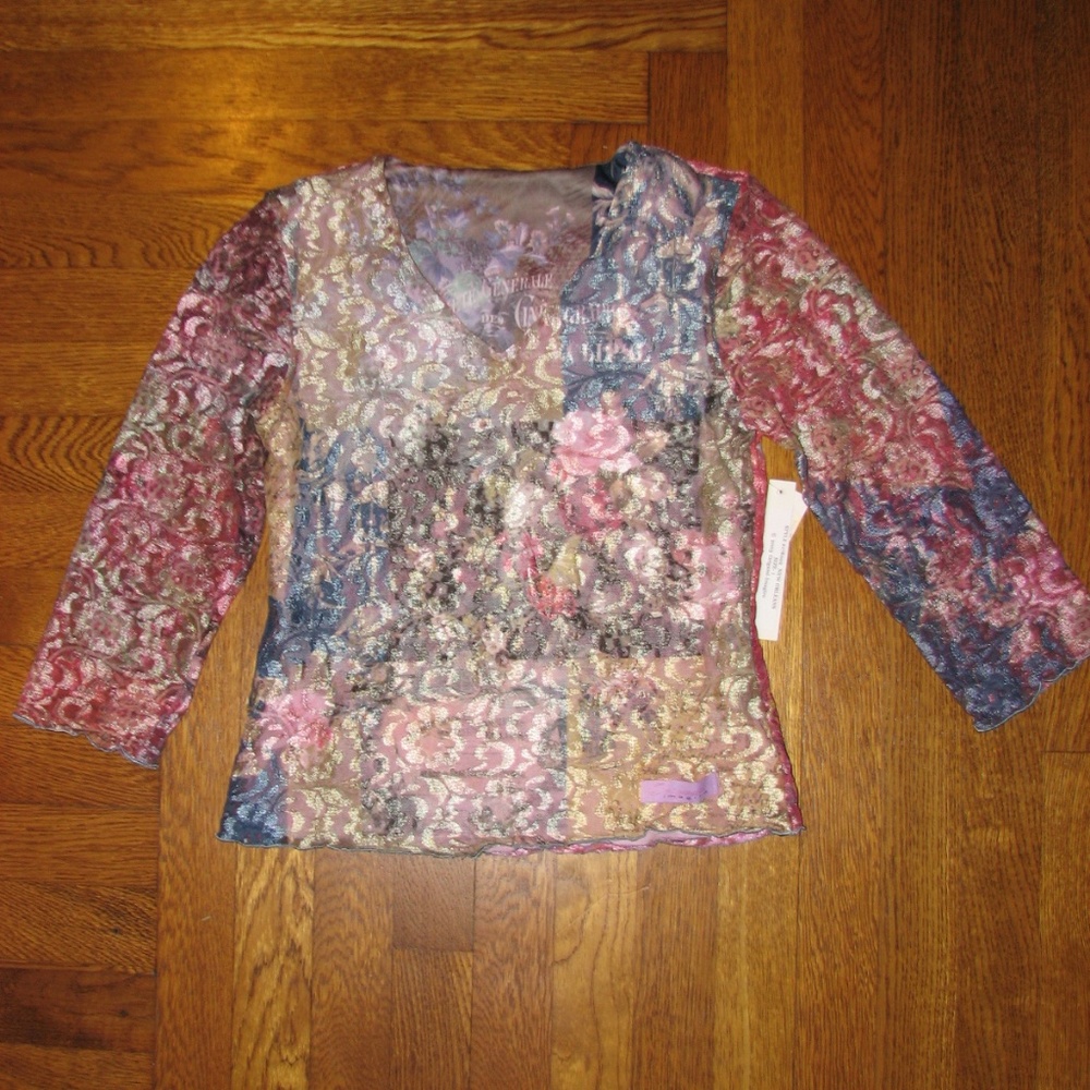 Floral Lace Reversible Top