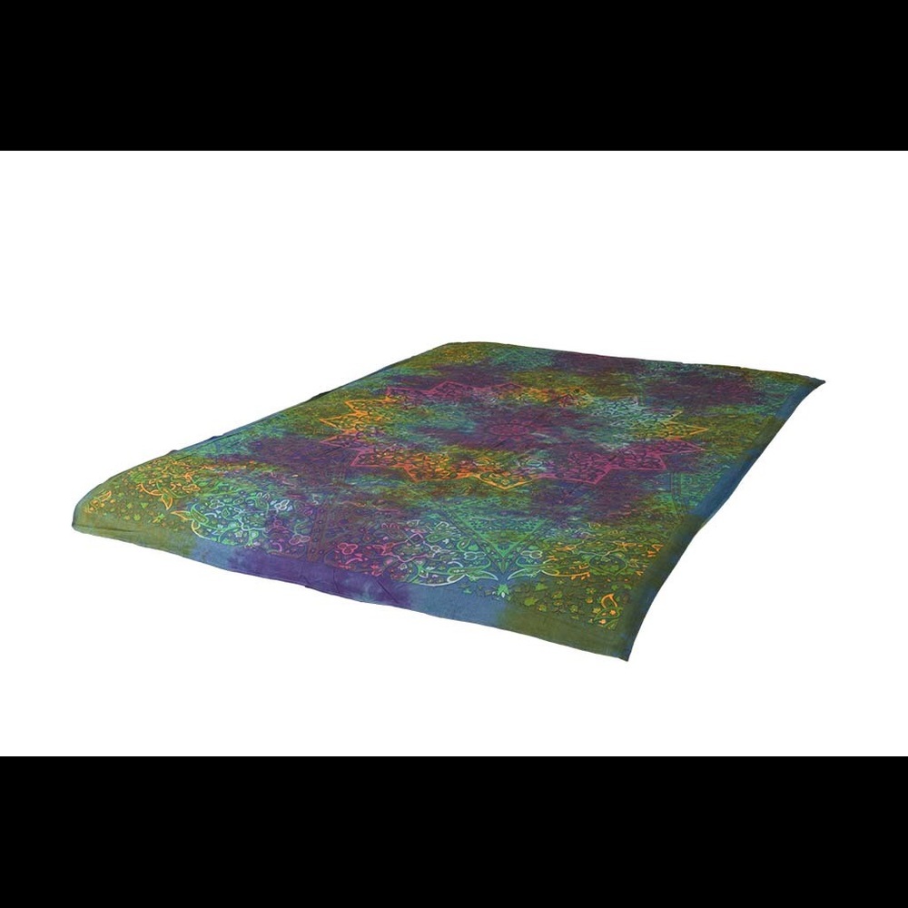 Twin Tie-Dye Star Mandala Tapestry Bohemian Decor