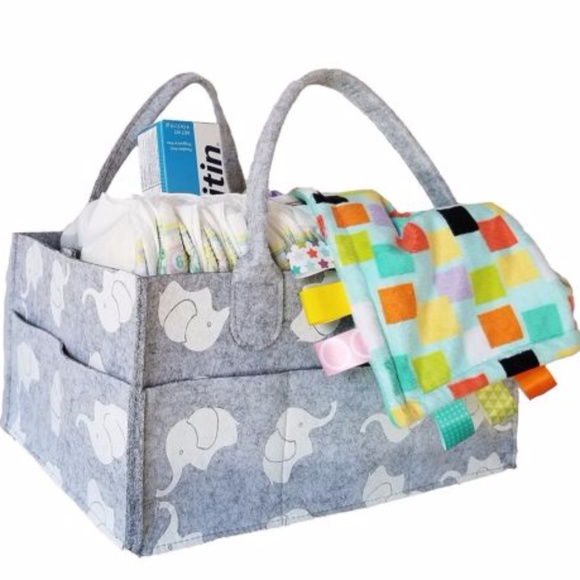 elephant diaper caddy