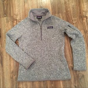 Patagonia XS Quarter Zip Sweater Grey