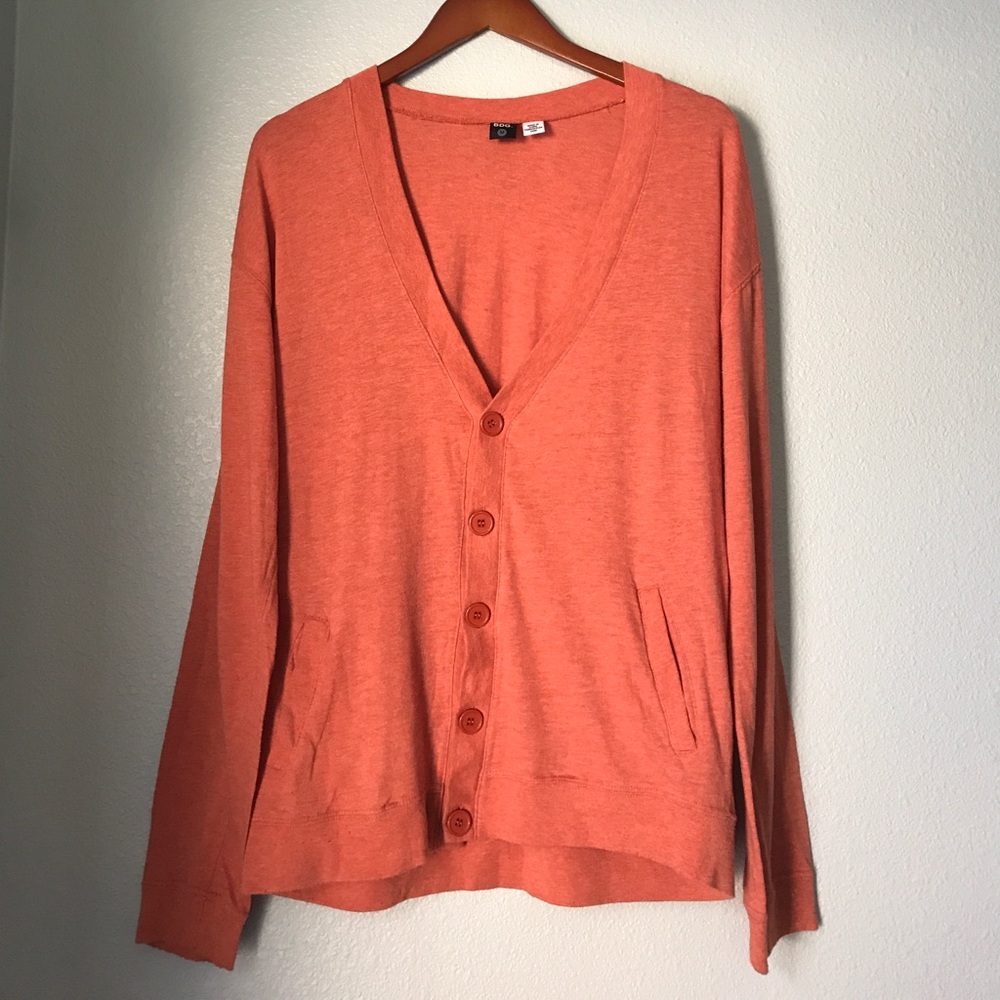 UO BDG | orange cardigan