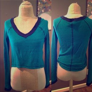 Free People v-neck crop top