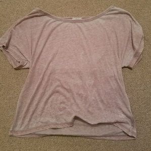 Cute open back sport shirt