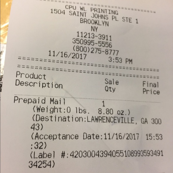 To Sharon Williams., - Picture 2 of 2