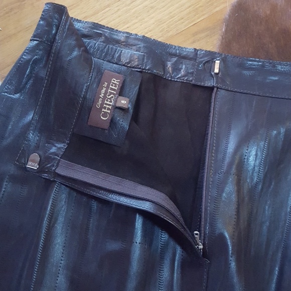 🦋GORGEOUS LEATHER SKIRT🦋 - Picture 6 of 8