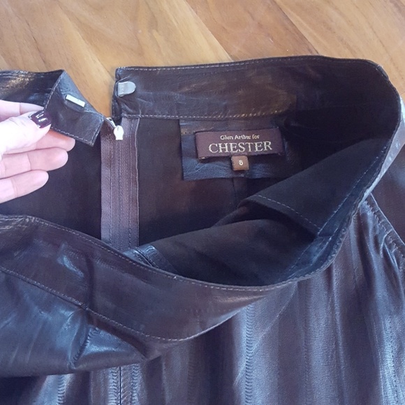 🦋GORGEOUS LEATHER SKIRT🦋 - Picture 7 of 8