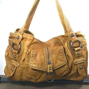 Kathy Van Zeeland Golden Yellow Bag