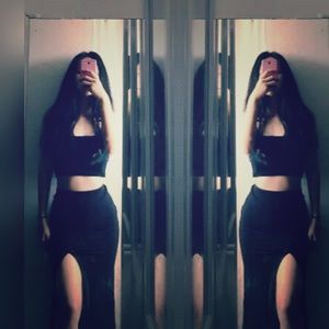 Mama Mia Maxi Skirt- With Slit