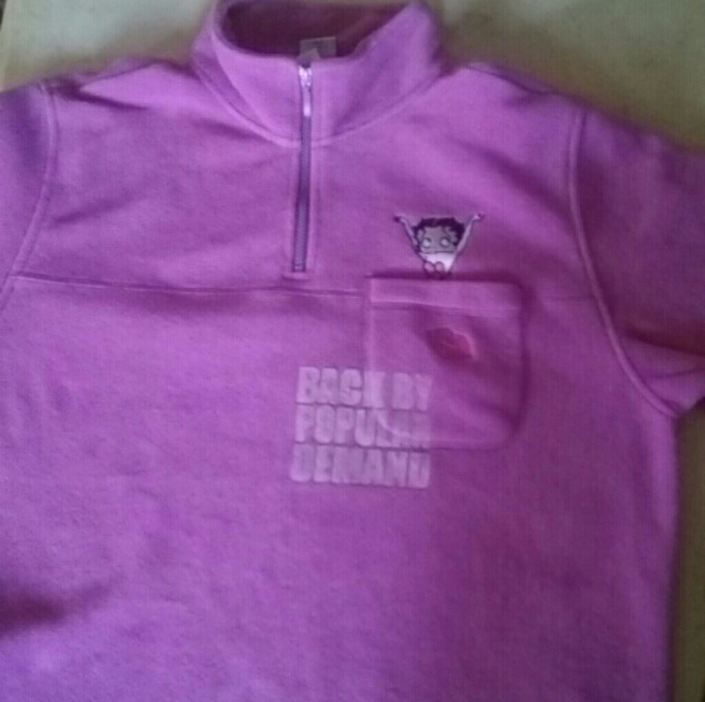 2005 Mint Condition BettyBoop Fleece Jacket Pink