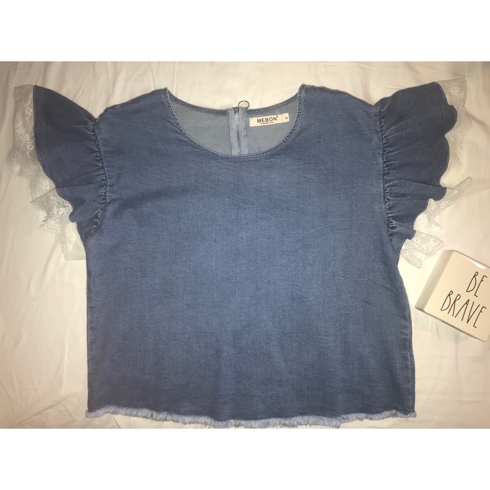 Denim top