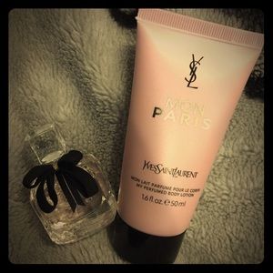 Mon Paris perfume and Body lotion