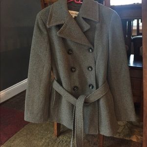 Calvin Klein Pea Coat Gray — Excellent Condition